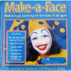  Make a Face Book and Body Painting Kit: Toys & Games