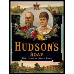  Hudsons Soap Metal Sign Soap, Laundry, and Bathroom Decor 