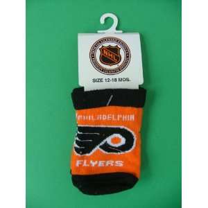  NHL Philadelphia Flyers Infant Socks Size 12 18 Mos 