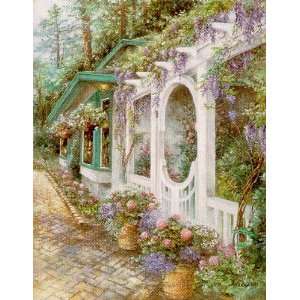  Lena Liu   Garden Gate Canvas