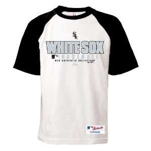 Men`s Chicago White Sox White Practice Raglan T shirt:  