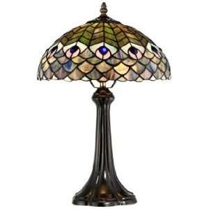  Fish Scale Tiffany Style Accent Lamp: Home Improvement