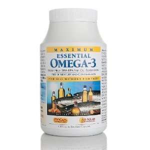   New Maximum Essential Omega 3   500 Capsules: Health & Personal Care