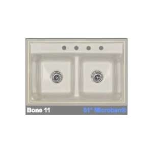   Advantage 3.2 Double Bowl Kitchen Sink with Three Faucet Holes 26 3 61