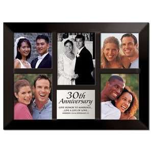  30th Wedding Anniversary Collage Picture Frame Give Honor 