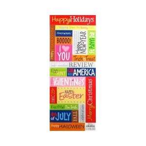  All Seasons Cardstock Stickers: Office Products