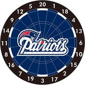 NFL New England PATRIOTS Logo Bristle Dart Board   NEW!  