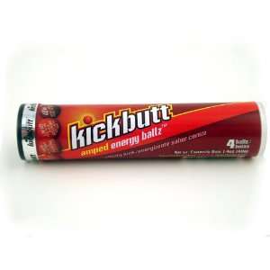  KickButt Amped Energy Ballz, Cherry 4 Ball Tube Health 