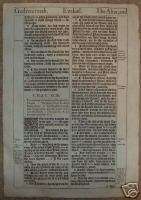 1611 1ST EDITION KING JAMES/1ST EDITION BISHOPS BIBLE LEAF PKG/RARE 