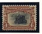 Scott#296 1901 Pan American 4c Mint NH OG CV$190  