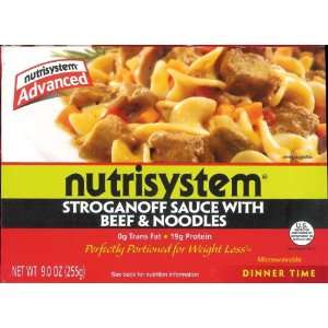 NutriSystem Advanced Stroganoff Sauce with Beef & Noodles:  