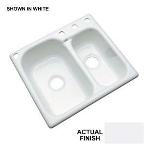   Double Basin Acrylic Topmount Kitchen Sink 33403