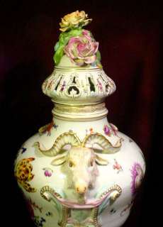 DRESDEN * 24 H * 19th CT * German * Hand decorated URN  