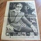 Elton John POSTER Printed in 1974 HUGE & MINT  