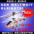weltweit kleinster rc mini helikopter 3 kanal gyro minix kracherpreis
