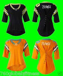 Zumba Fitness Venus Football Jersey Top New With Tags Ships Fast 