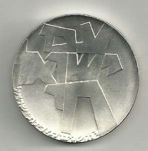 1966 ISRAEL LIVES ON PROOF COIN 34mm 25g SILVER (#P10)  
