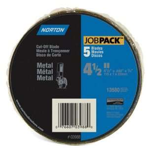 Norton 3988 Job pack (5)   right angle cutoff blades 4 1/2 X .040 X 7 