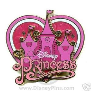  Disney Princess Castle on Heart 3D Pin: Everything Else