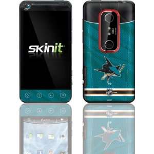   San Jose Sharks Home Jersey skin for HTC EVO 3D: Electronics