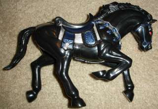 VTG 1997 10.5 long Black Zorro Plastic Toy Action Figure 90s  