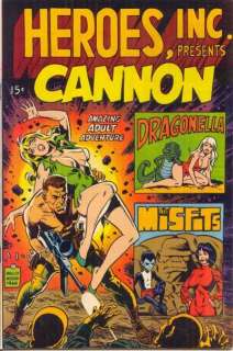 Heroes, Inc. Presents Cannon #1   1969 Wally Wood art  