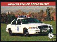DENVER Colorado POLICE DEPARTMENT 2002 Ford Car CARD  