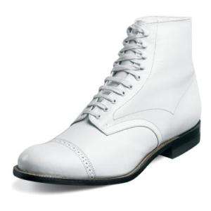 Stacy Adams MADISON Mens White Leather Dress Boot 00015 100  