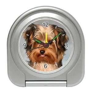  Yorkshire Terrier Puppy Dog 10 Travel Alarm Clock JJ0656 