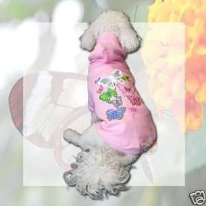 BUTTERFLIES dog sweater puppy clothes XXXXL Hoodie:  