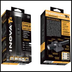 Inova T4 Rechargeable LED Tactical 227 Lumen Flashlight 094664017399 