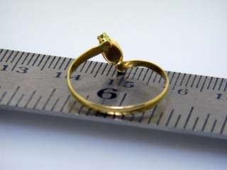18k Gold Ring Lot Emerald Onyx Cubic Zirconium  