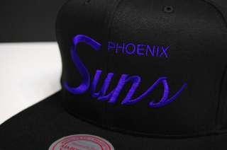 Phoenix Suns Vintage Script Snapback M&N Cap Hat  
