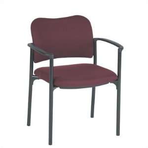 Chairworks 9961 4475 Essentials Burgundy Fabric Stacking Chair (Set of 