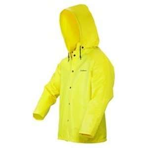  2XL Nylon Yellow CK3 Rain Jacket w/Detachable Hood: Home 