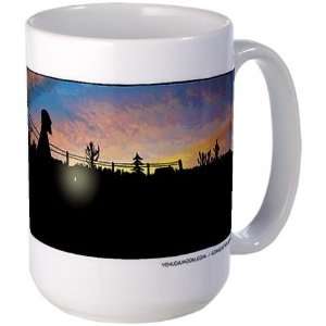 Yehuda Moon Logo Cupsthermosreviewcomplete Large Mug by 