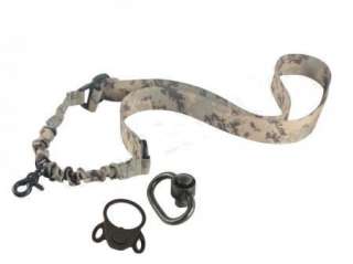 Tactical One Single Point Bungee Sling+.223 Sling Plate+ QD Sling 