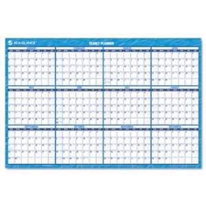   Yearly Wall Planner in Horizontal Format CALENDAR,ERSE,12MO,HOZ,BE