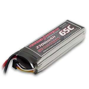   RC G6 Pro Power 65C 2700mAh 4 Cell/4S 14.8V Lipo Battery Toys & Games