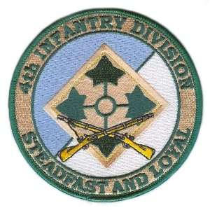  4th Infantry Division Patch with Rifles 
