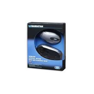  Manhattan Wireless Optical Mouse with Recharging Base 