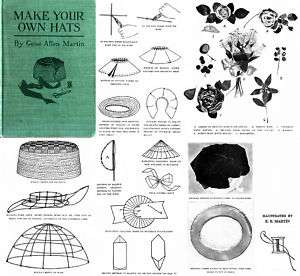 Millinery Book Hat Making How to Make Flapper Hats 1921  