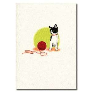  DogPride Cat and Ball of Yarn Note Cards: Arts, Crafts 
