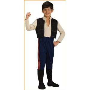  Han Solo Deluxe Star Wars Costume Dress Up Child Toys 
