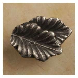 Anne At Home Cabinet Hardware 515 Fancy Double Oak Leaf Knob Pewter 