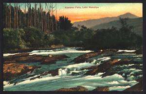 New Zealand Kawarau Waterfall Postcard 122  