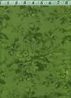 South Seas Wide Quilt Backing fabric Green tonal floral