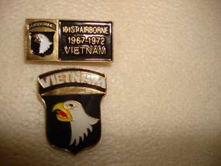 US 101st AIRBORNE Division In Vietnam 1967 1972, Set Of 2 Vietnam War 