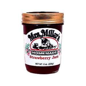 Strawberry Jam 3 jars Mrs. Millers Homemade  Grocery 