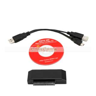 New USB Hard Drive Data Transfer Cable For Xbox 360 XBOX360 Slim Free 